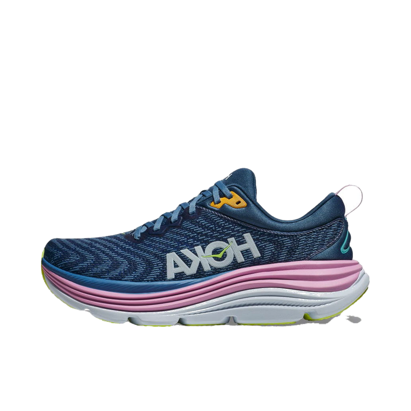 Trčanje Hoka One One Gaviota 5 Real Teal Shadow (Women's) Tamnoplava | 1134235-RHD