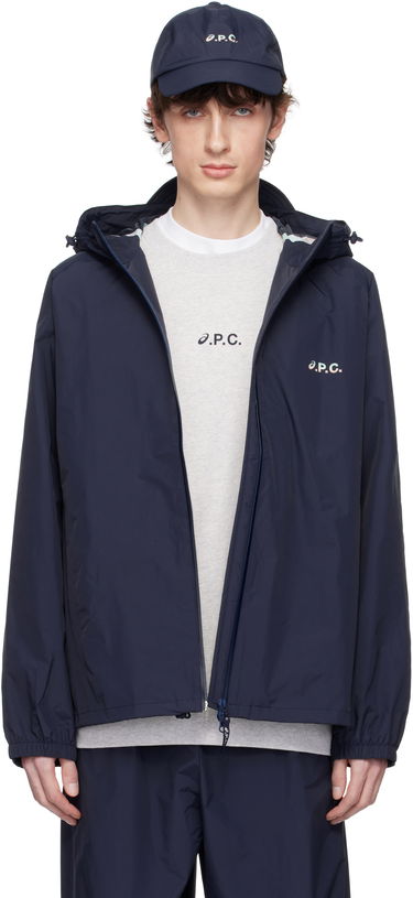 Vjetrovka A.P.C. A.P.C. ASICS Edition Meadow Hooded Jacket Tamnoplava | PSAKM-M32001, 0