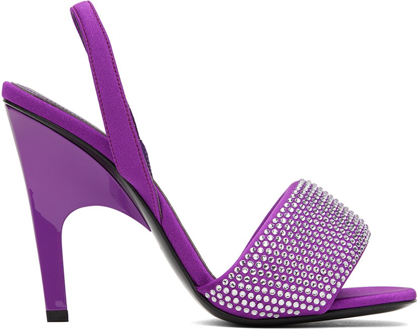 Njega cipela The Attico Attico Rem Heeled Sandals Ljubičasta | 236WS522 PA45T