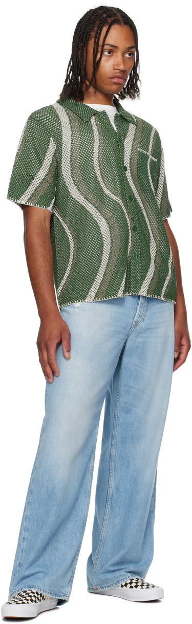 Košulja Dime Dime Soleil Button Up Knit Shirt Zelena | DIMESU257GRN, 3