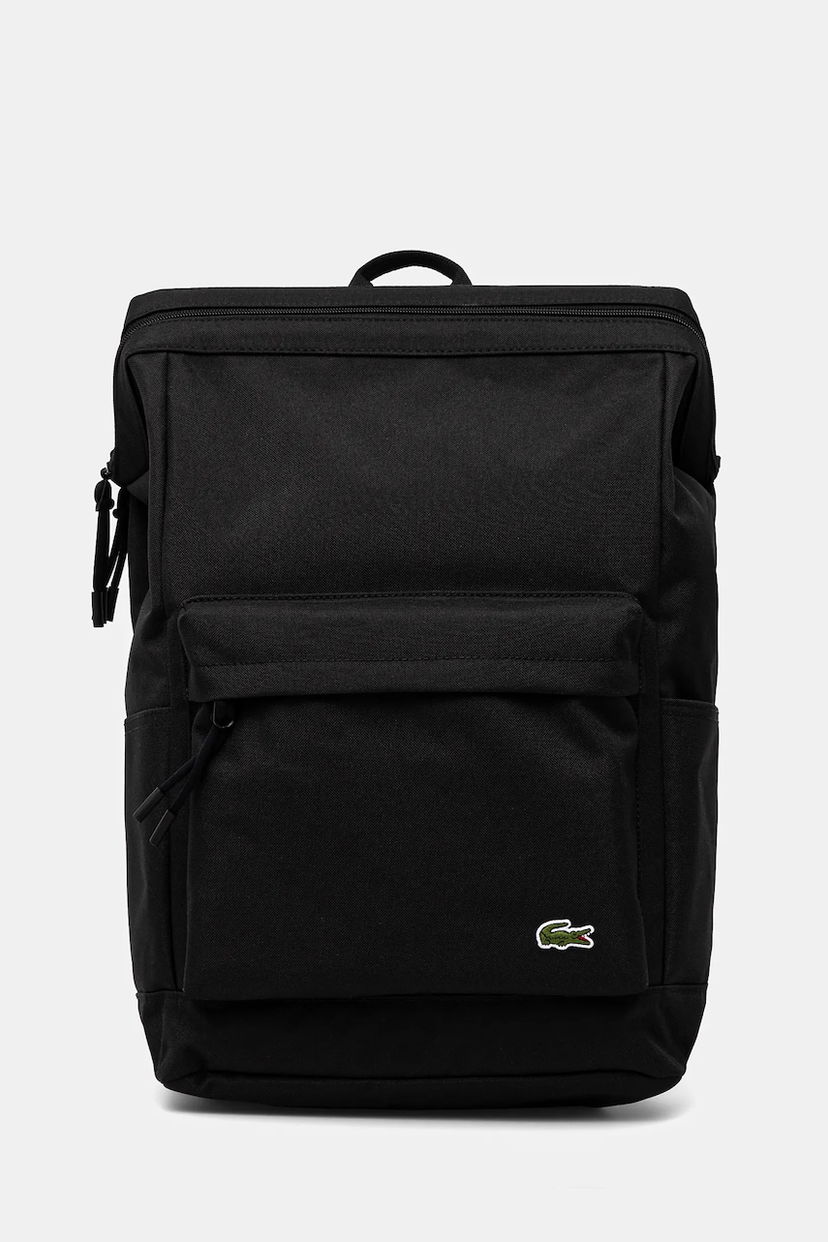 Ruksak Lacoste Lacoste Smooth Backpack Crna | NU4598NE