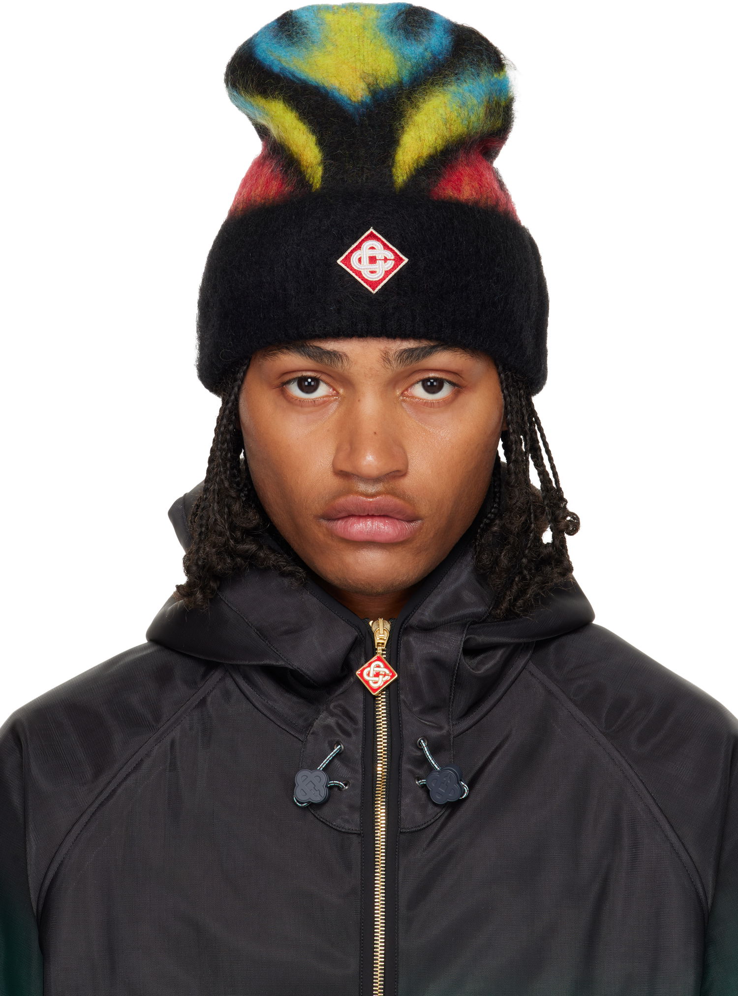 Kapica Casablanca Fluffy Flame Beanie Višebojno | A-AW25-HAT-100-01, 0