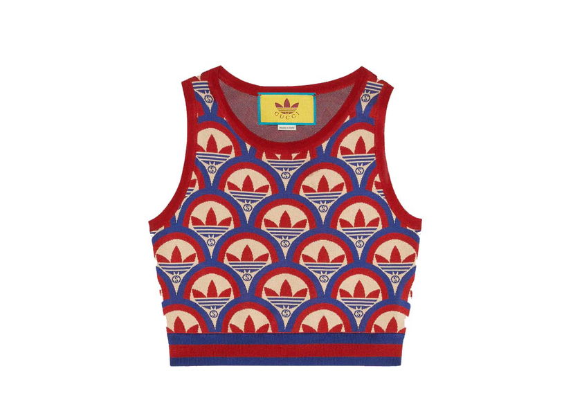 Džemper Gucci adidas x Jacquard Top Red/Blue Crvena | 702871 XKCDO 6431