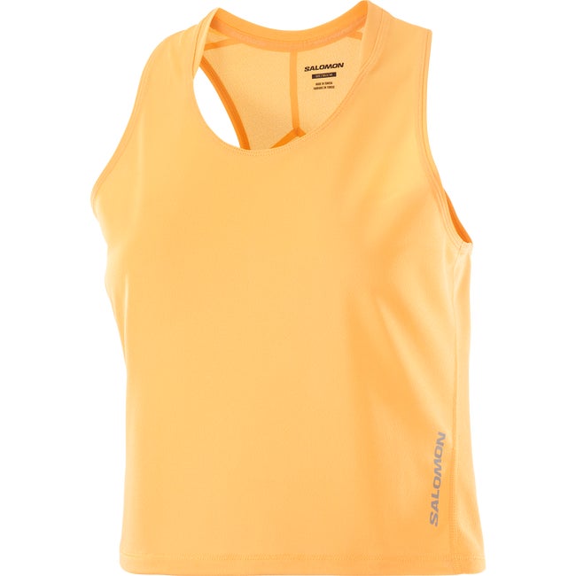 Majica bez rukava Salomon Aero Lightweight Training Tank Top Narančasta | LC2695600, 1