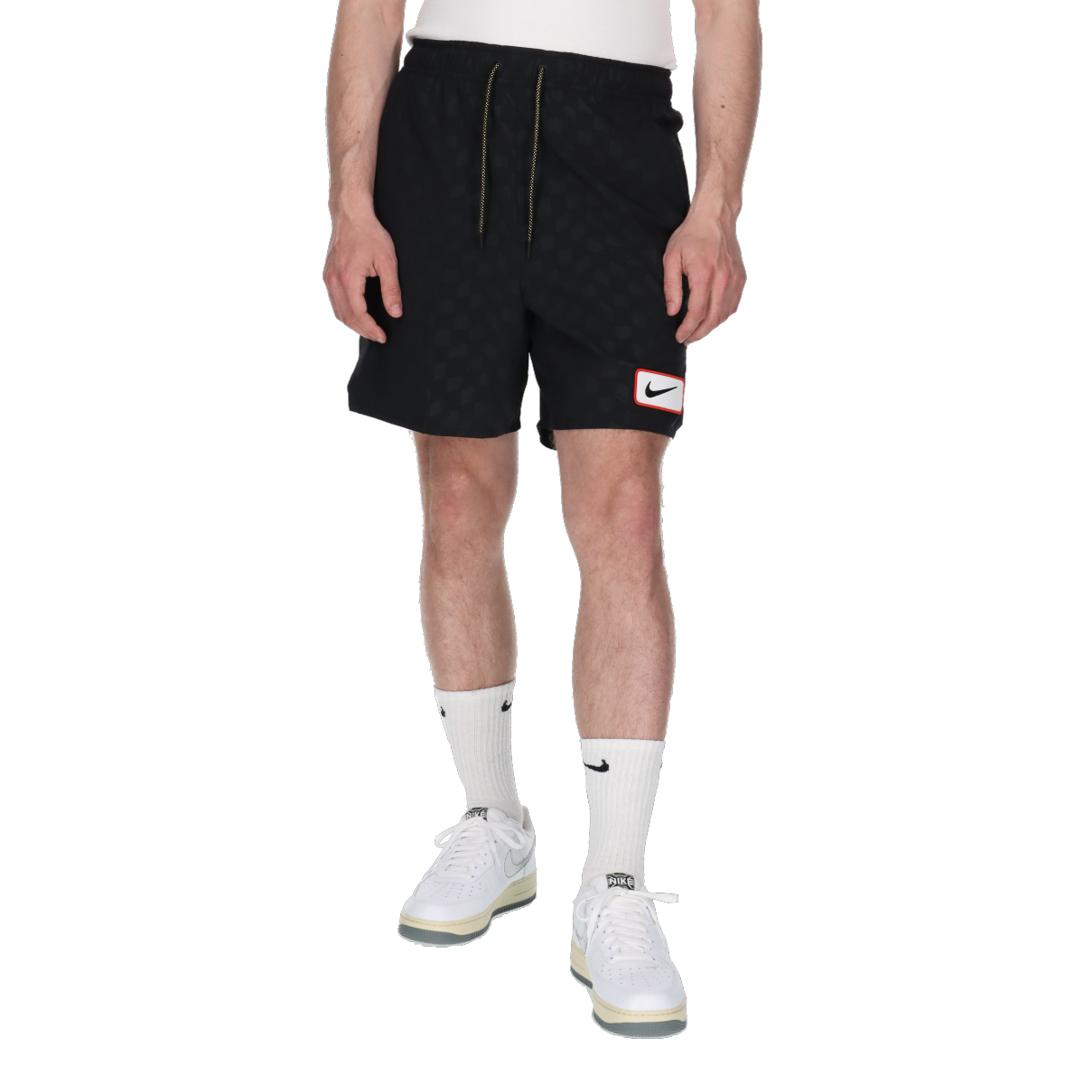 Kratke hlače Nike Checkered Drawstring Shorts Unlimited Crna | DX0900-010, 0