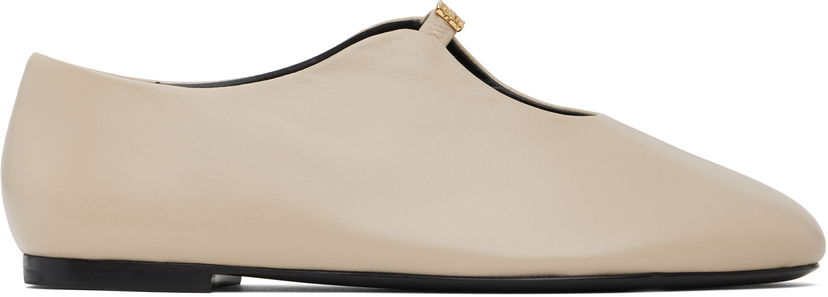 Odjeća Givenchy Givenchy 4G Liquid Ballerina Flats Bež | BE500VE16Q257
