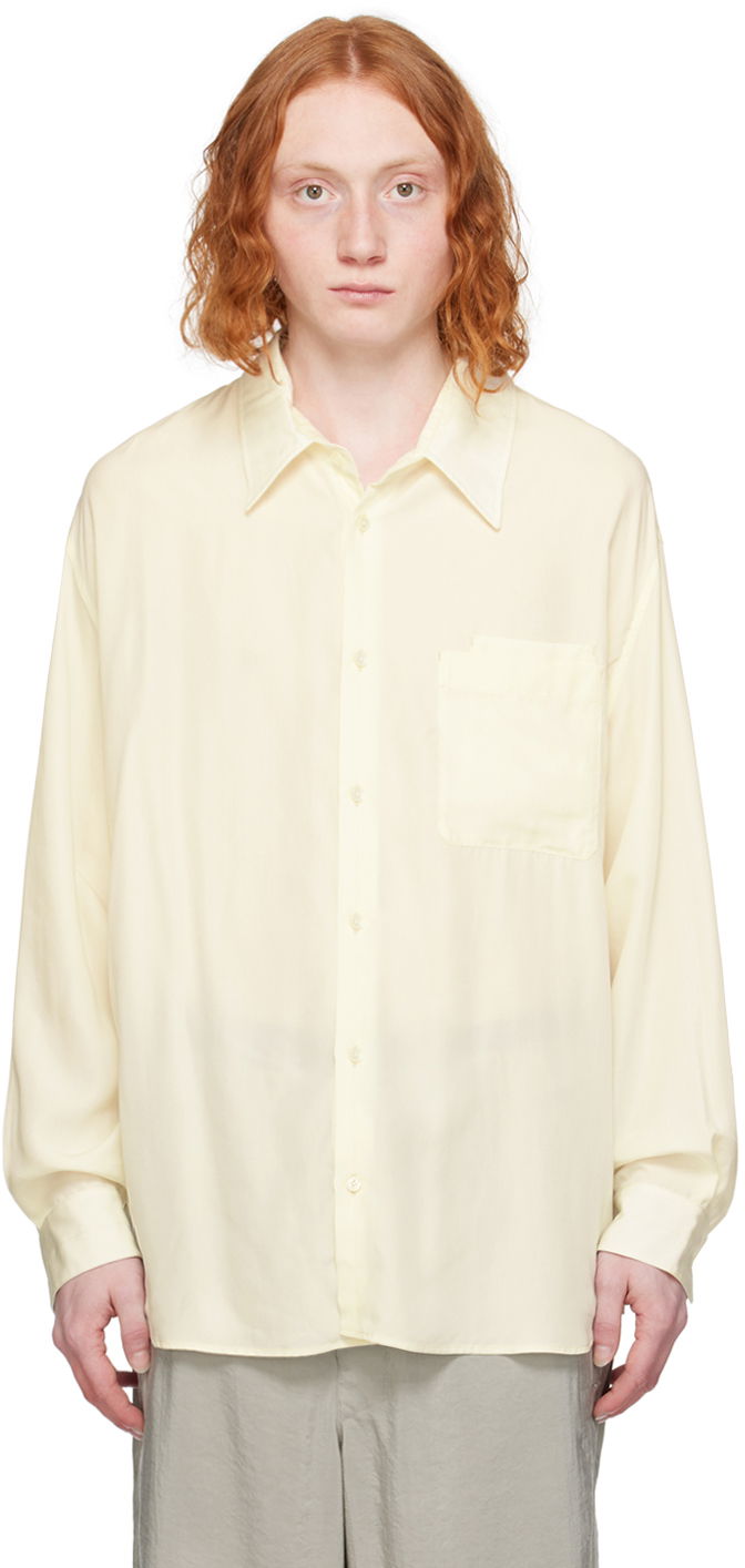Košulja LEMAIRE Lemaire Patch Pocket Shirt Žuta | SH1089 LF1126