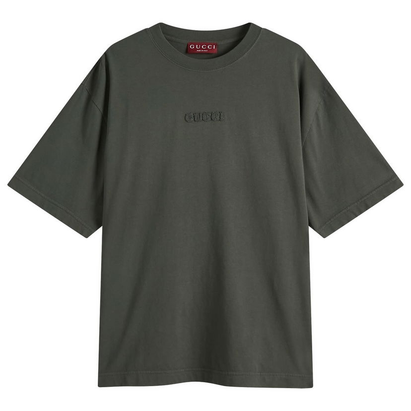 Majica kratkih rukava Gucci Gucci Logo T-Shirt, Size Medium Zelena | 798115-XJG54-3217
