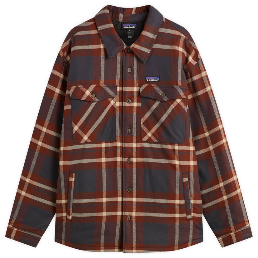 Košulja Patagonia Lightweight Insulated Fjord Flannel Shirt, Size Small Smeđa | 20386-AIBL