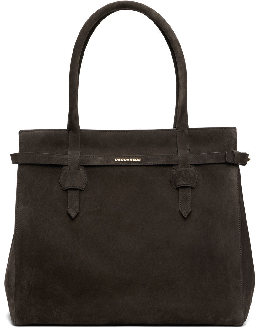 Tote bag DSQUARED2 Dsquared2 Twin Shopping Tote Smeđa | SPM0106_1503520