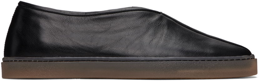 Odjeća LEMAIRE Lemaire Linoleum Piped Loafers Crna | FO0098 LL0003