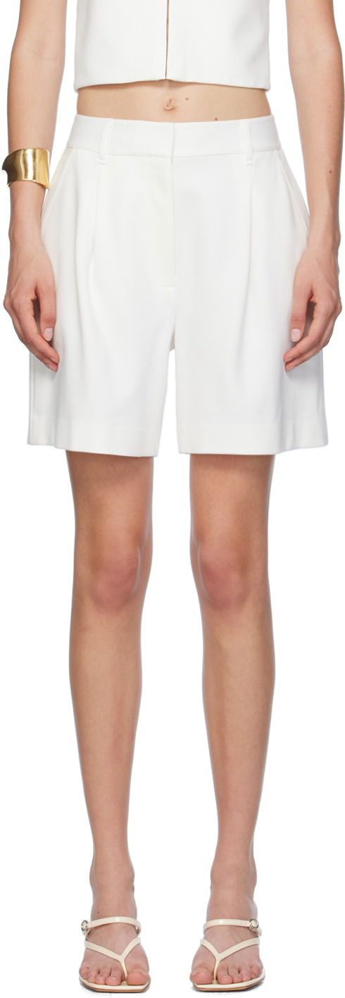 Kratke hlače rag & bone rag & bone Women's Irina Tailored Shorts Bijela | WAC24PT020LC20