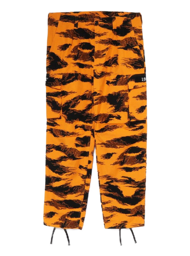 Cargo hlače BAPE Tiger Camo Relaxed Fit Military Pants Narančasta | 1I70-152-002