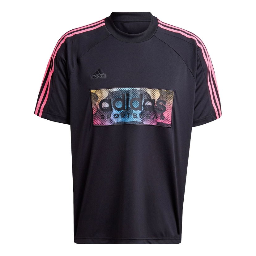 Majica kratkih rukava adidas Performance Tiro Mesh Applique Jersey Crna | IP3781