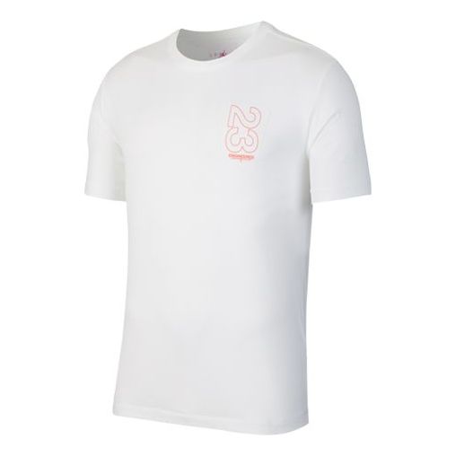 Majica kratkih rukava Jordan Jordan 23 Engineered Alphabet Print T-Shirt Bijela | CJ6233-100