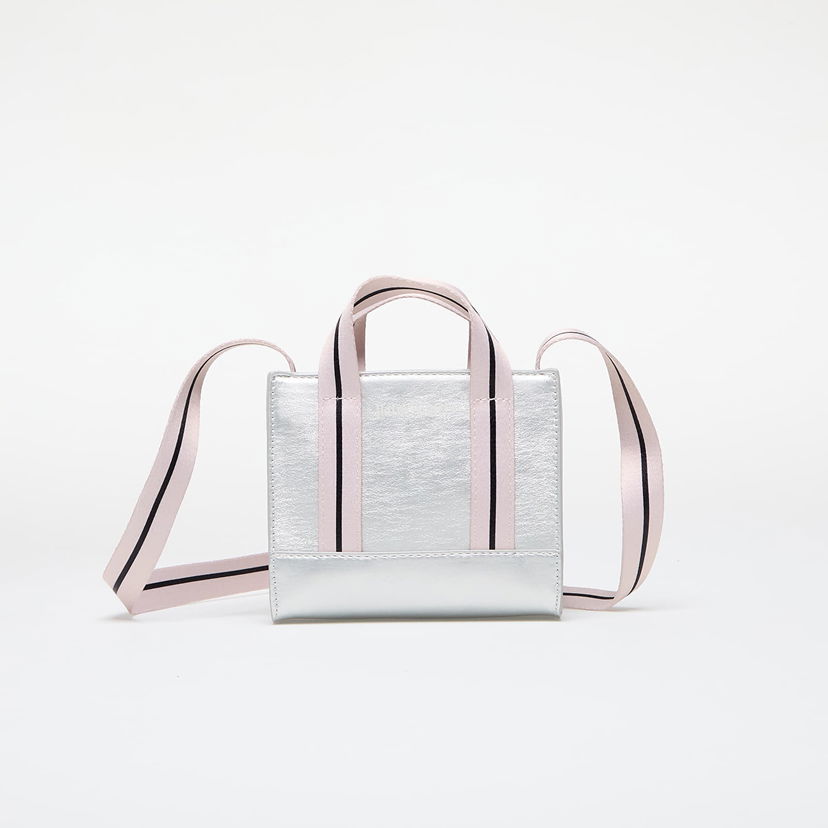 Ručna torbica Palm Angels Palm Angels Kids Shiny Mini Tote Bag Metalik | PGNA003F24FAB0017203