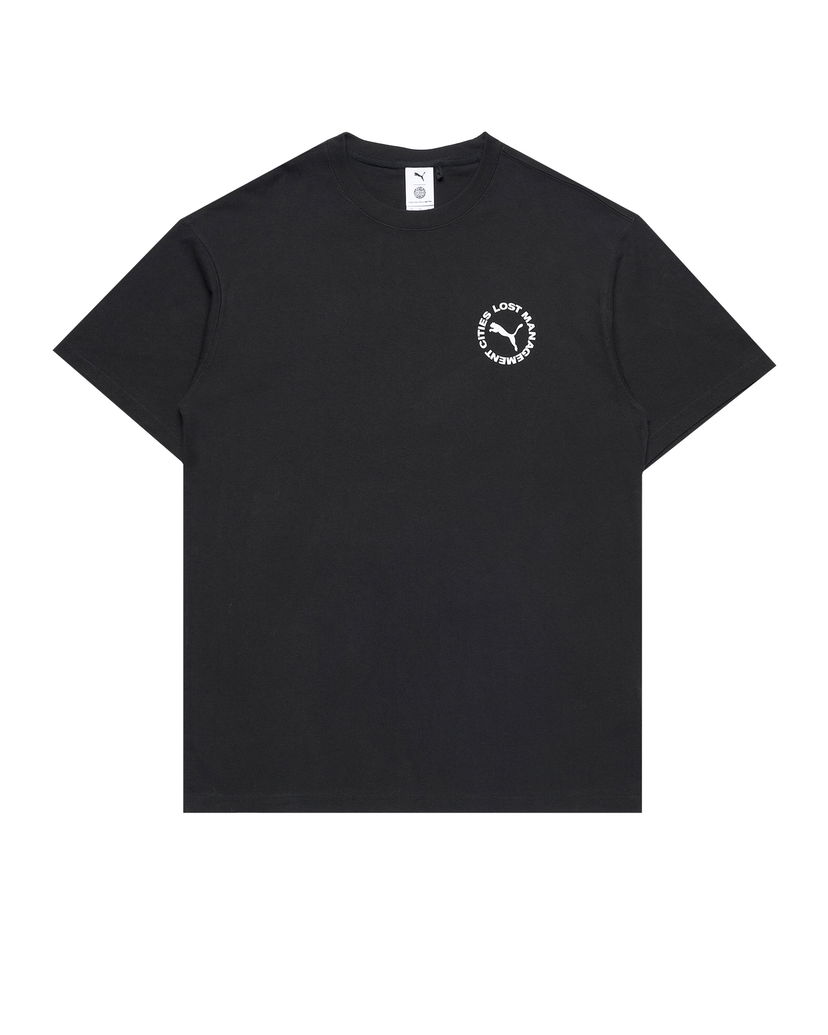 Majica kratkih rukava Puma Lost Management Cities x Cat Graphic T-Shirt Crna | 628043-01