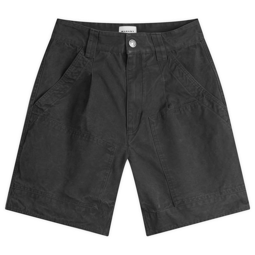 Kratke hlače Isabel Marant Étoile Isabel Marant Étoile Katja Baggy Cargo Shorts, Size X-Small Crna | SH0190FA-C1G01E