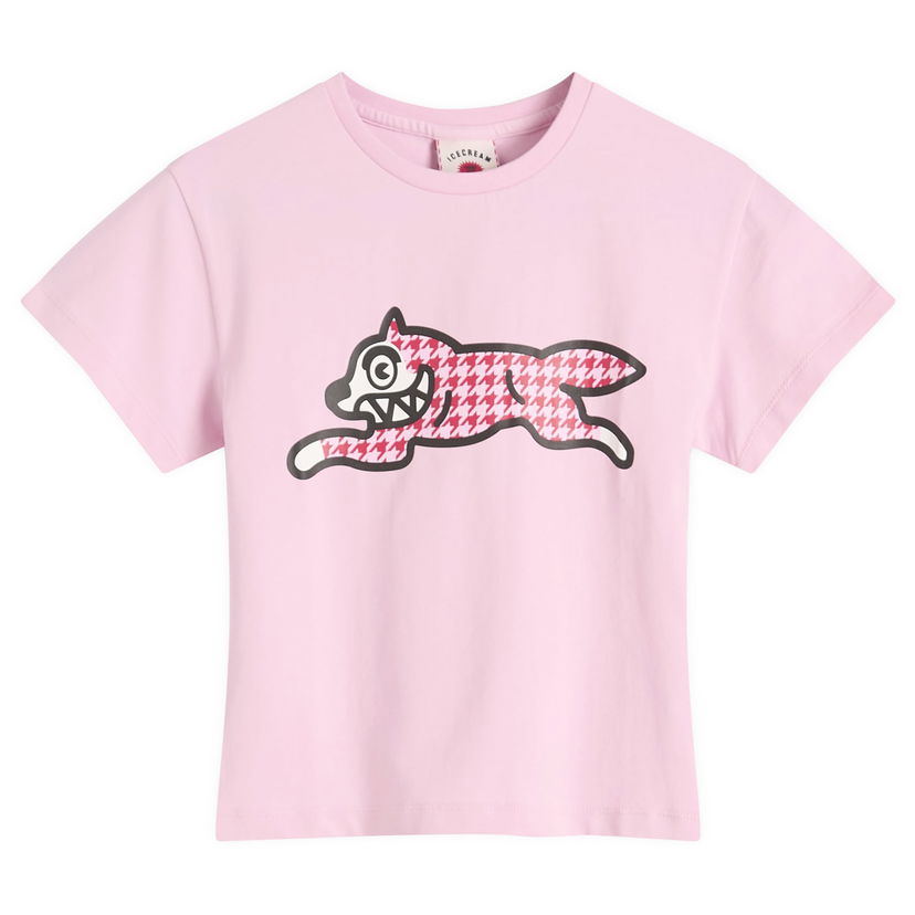Majica kratkih rukava BBC IceCream ICECREAM Houndstooth Running Dog Baby T-Shirt, Size Large Ružičasta | ICWW25316-PNK