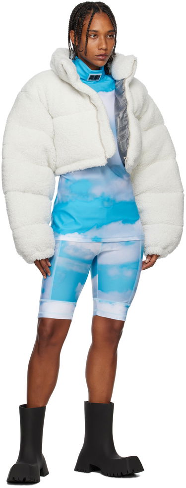 Kratke hlače VETEMENTS Printed Bike Shorts Plava | VL14AT400S, 3