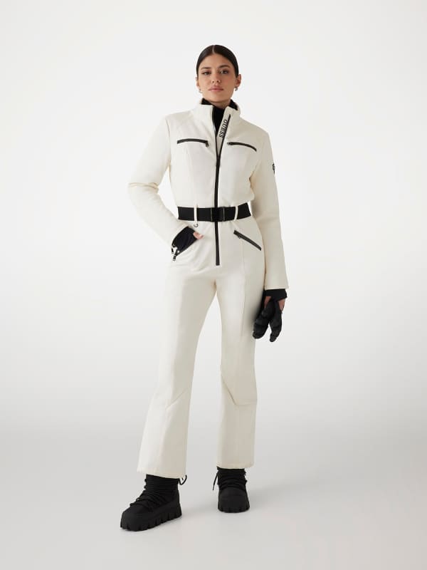 Kombinezon GUESS Slim-Fit Ski Jumpsuit Bijela | W4PD1MWH1S0