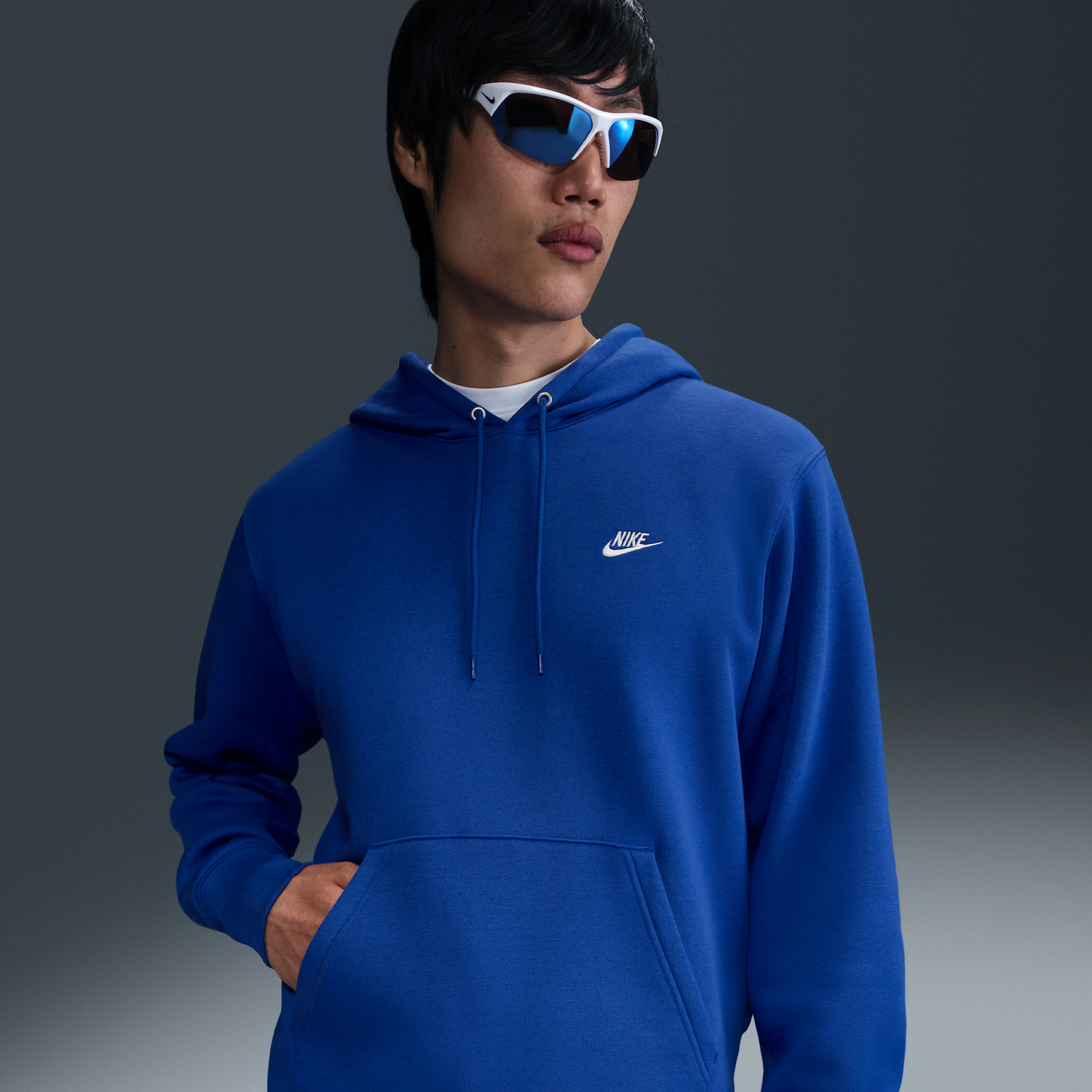 Dukserice Nike Nike Club Fleece Hoodie Plava | FN3859-480, 0