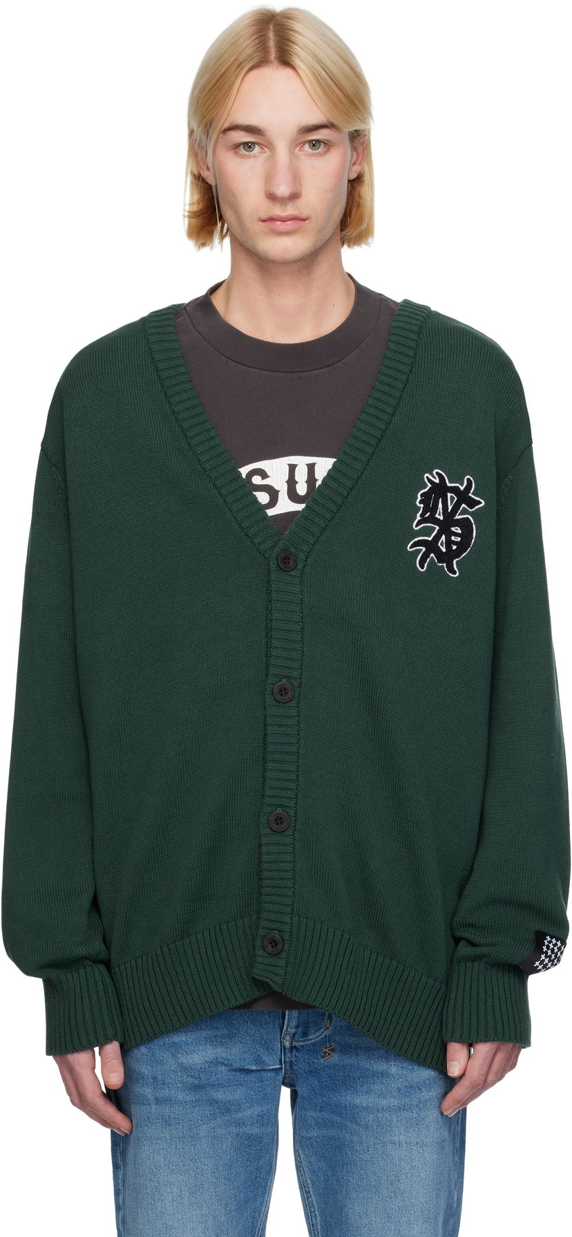 Džemper Ksubi Cardigan Zelena | MFA24KW005