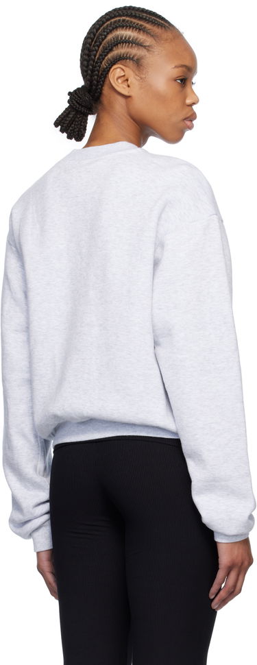 Džemper SKIMS SKIMS Fleece Classic Crewneck Sweatshirt Siva | PL-PLO-8367W, 2
