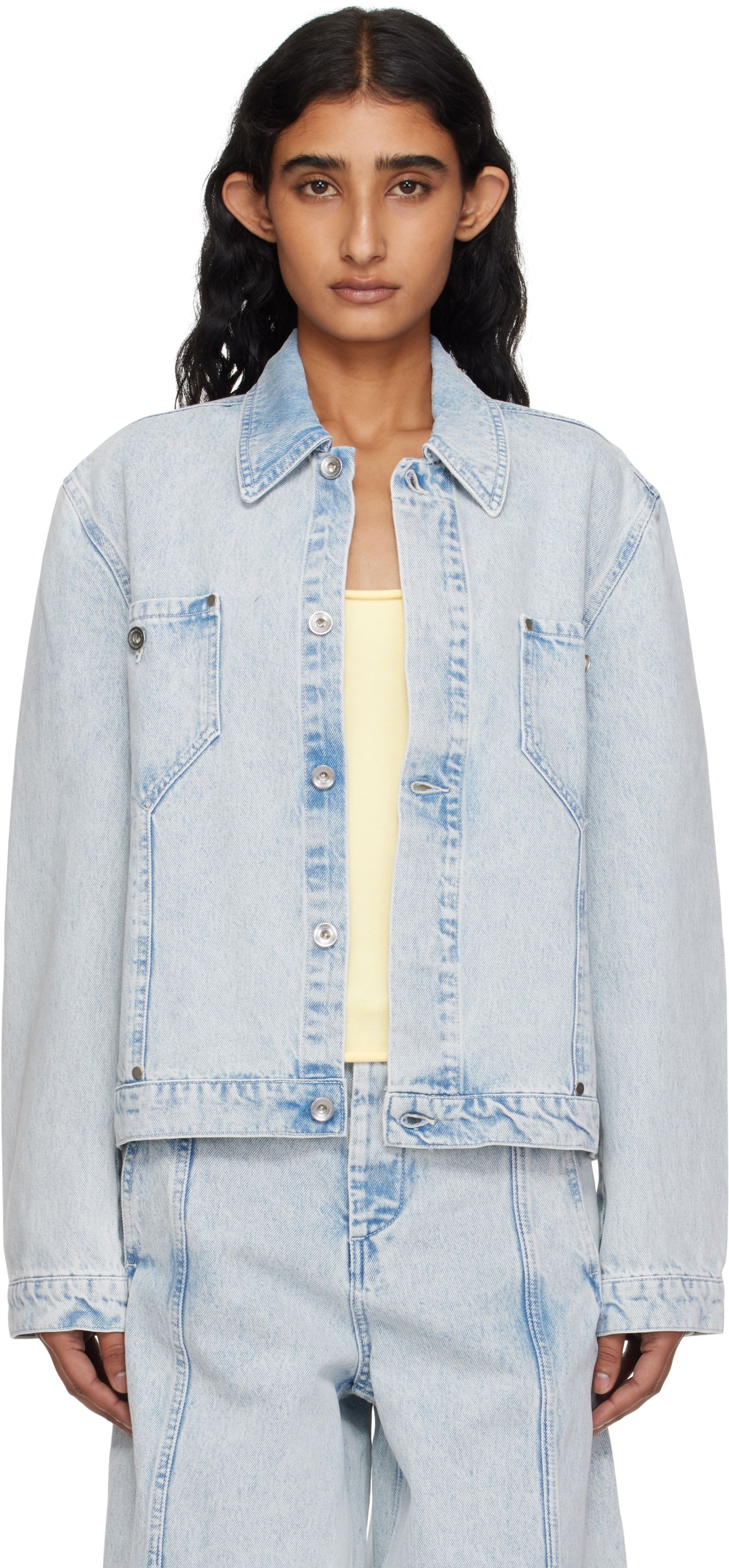 Jakna YMC YMC Loft Denim Jacket Plava | Q5YMC, 0