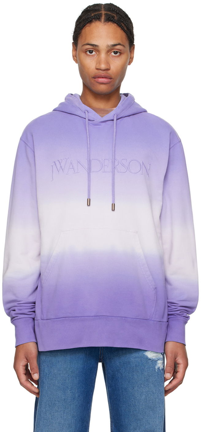 Dukserice JW Anderson Purple Gradient Hoodie Ljubičasta | JW0192-PG1632