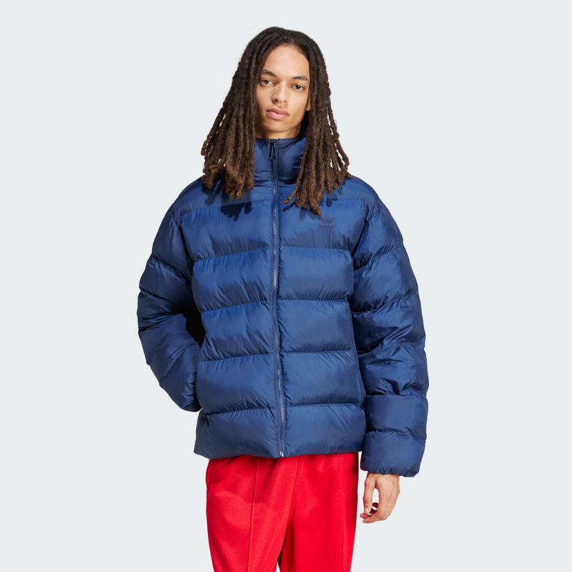 Pernata jakna adidas Performance Tonal Hooded Puffer Jacket Plava | IY3397