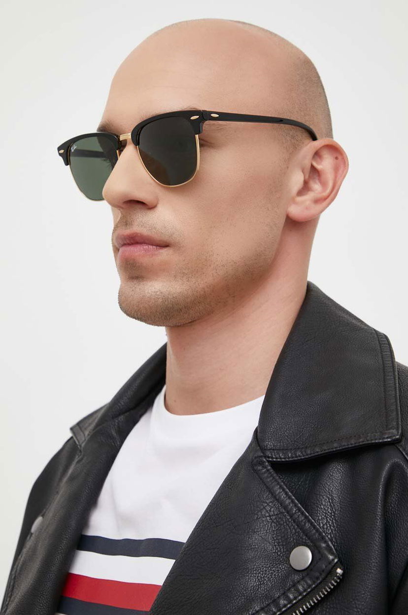 Sunčane naočale Ray-Ban Sunglasses Clubmaster Crna | 0RB3016