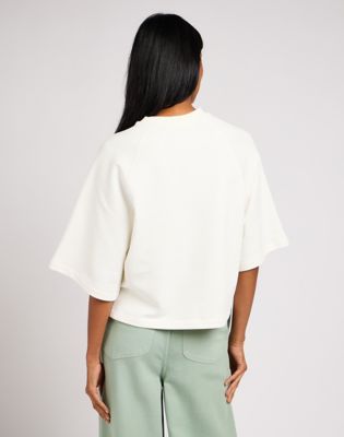 Majica kratkih rukava Lee Sweat Raglan Bijela | 112350752