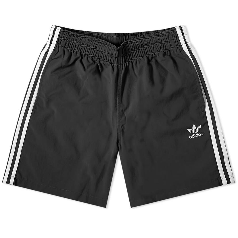 Kupaći kostimi adidas Originals 3 Stripe Swim Shorts Crna | GN3523