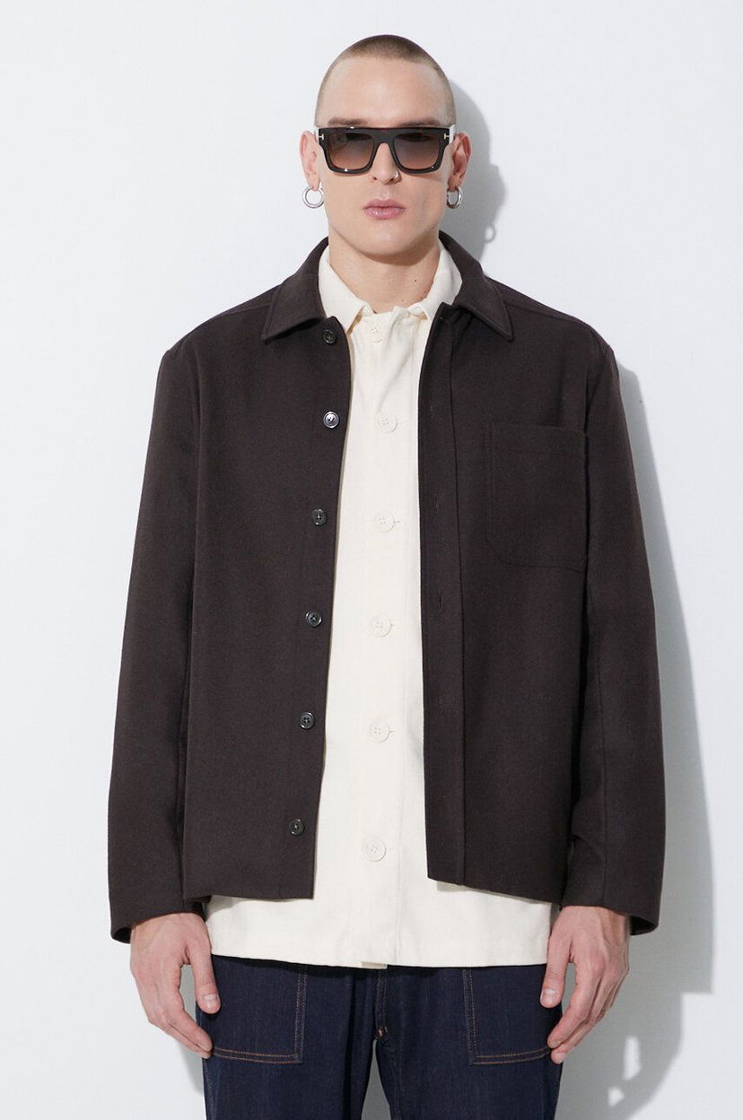 Jakna A.P.C. Wool Jacket Smeđa | WOAPN.H02871