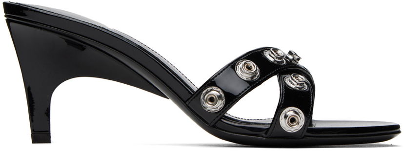 Dodaci The Attico Attico Cosmo Heeled Sandals Crna | 241WS777 E056S