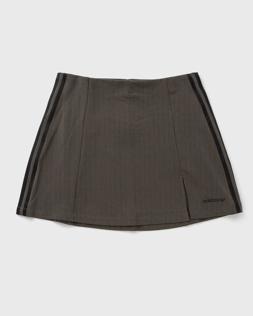 Suknja adidas Originals Pinstripe Mini Skirt Zelena | JY3516