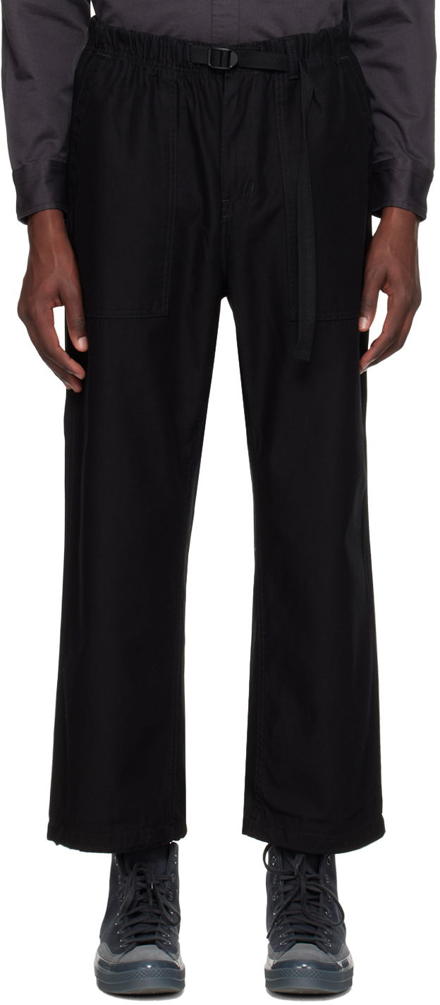 Cargo hlače Carhartt WIP Black Hayworth Workwear Trousers Crna | I033135