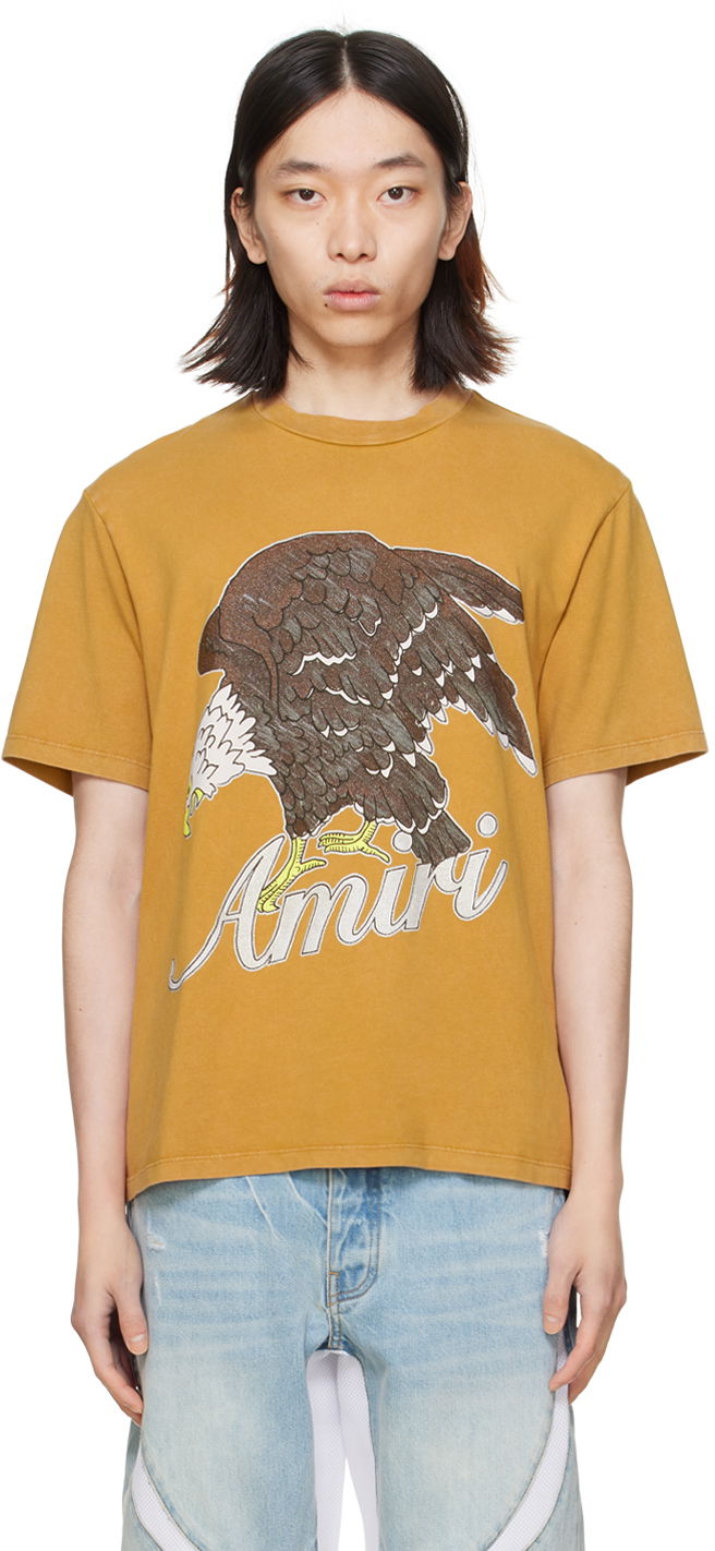 Majica kratkih rukava AMIRI Eagle T-Shirt Bež | PS24MJG006