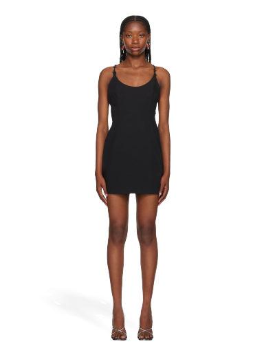 Haljina HERON PRESTON Barbedwire Minidress Crna | HWDB073F23FAB0011000