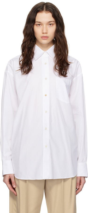 Košulja Stella McCartney Stella McCartney Oversized  Shirt Bijela | 6200443CU100, 0
