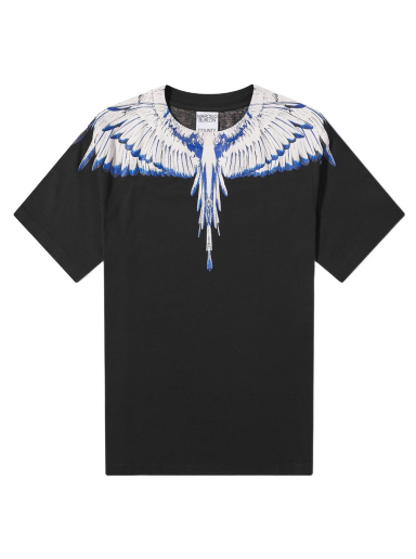 Majica kratkih rukava Marcelo Burlon Icons Wings Tee Crna | CMAA018C99JER0011001