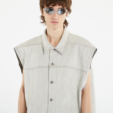 Prsluk Rick Owens DRKSHDW Jumbo Worker Vest Bijela | DU01C6762 MMD 51, 5