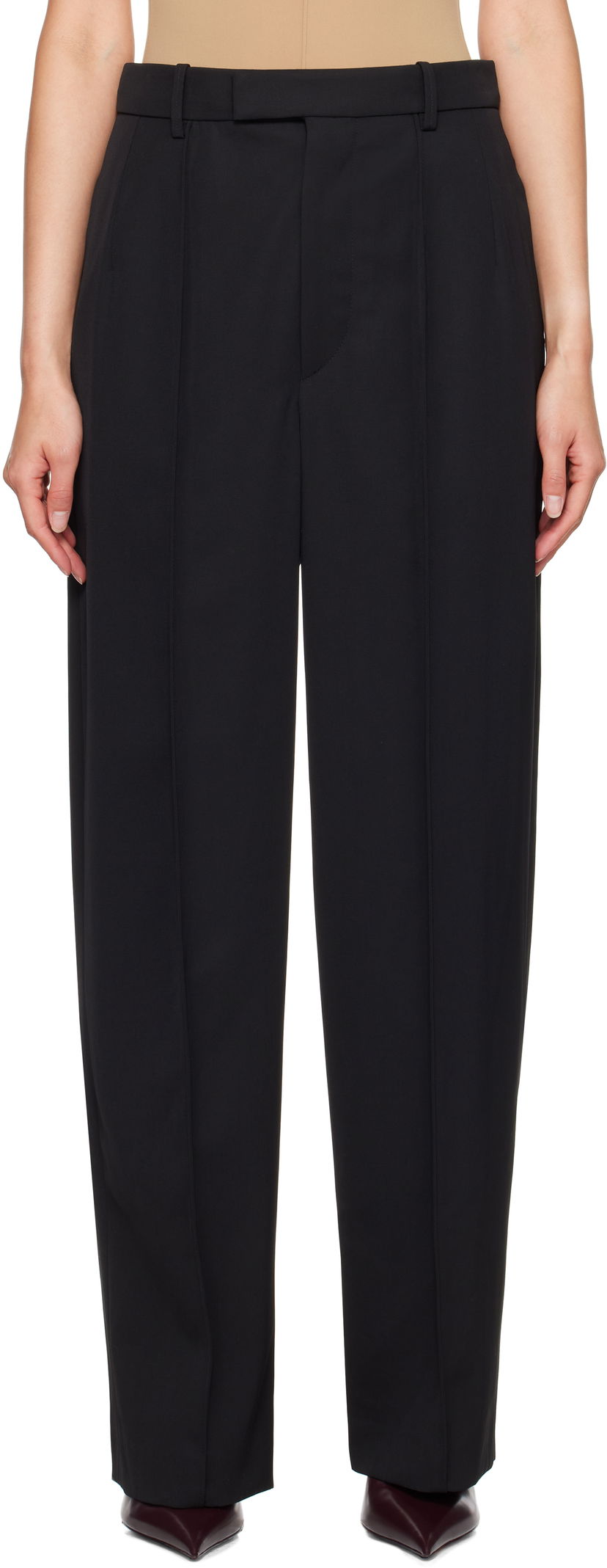 Hlače WARDROBE.NYC Huntington-Whiteley Edition RHW Trousers Crna | W2209R18WO