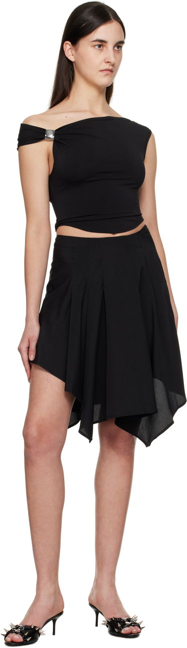 Suknja Miaou Miaou Ty Asymmetrical Midi Skirt Crna | 4072GGTBLK, 3