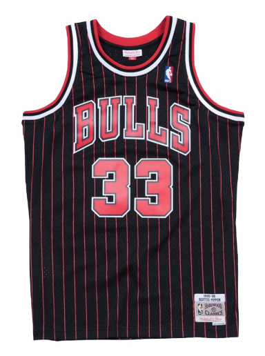 Dres Mitchell & Ness Chicago Bulls Scottie Pippen Swingman Jersey Crna | SMJYGS18149-CBUBLCK95SPI
