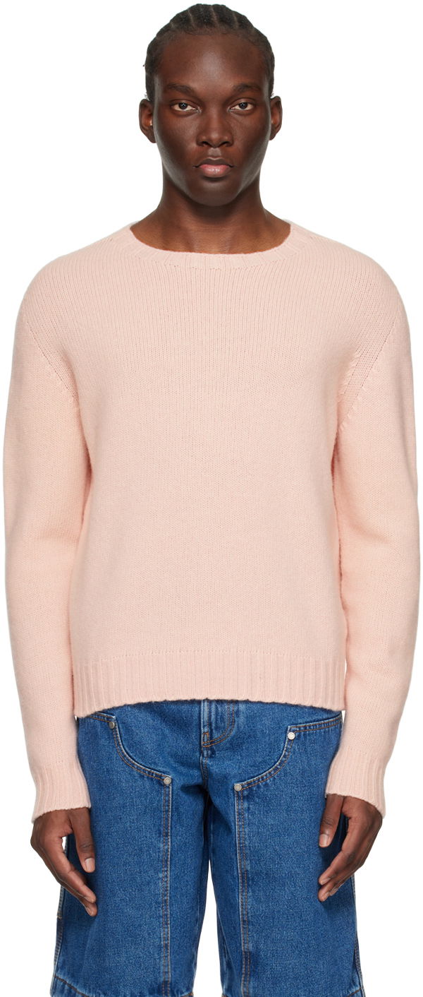 Džemper Palm Angels Embroidered Sweater Ružičasta | PMHE027C99KNI0013001
