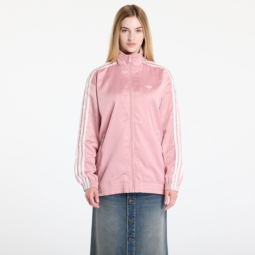 Jakna adidas Originals adidas Originals Satin Firebird Track Top Ruffle Ružičasta | KC8812