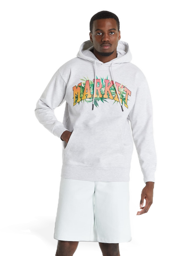 Dukserice MARKET Arc Herbal Remedy Hoodie Siva | 397000351