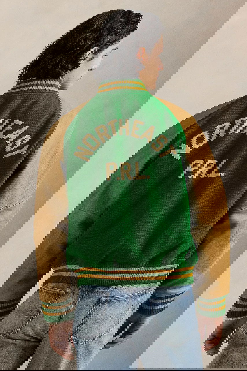 Jakna Polo by Ralph Lauren Polo Ralph Lauren Letterman Jacket Zelena | 710970577, 1